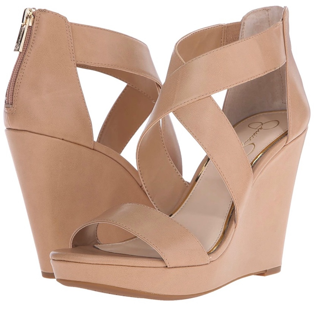Nude wedges “jinxxi”
